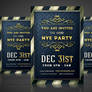 Golden NYE Party - Invitation