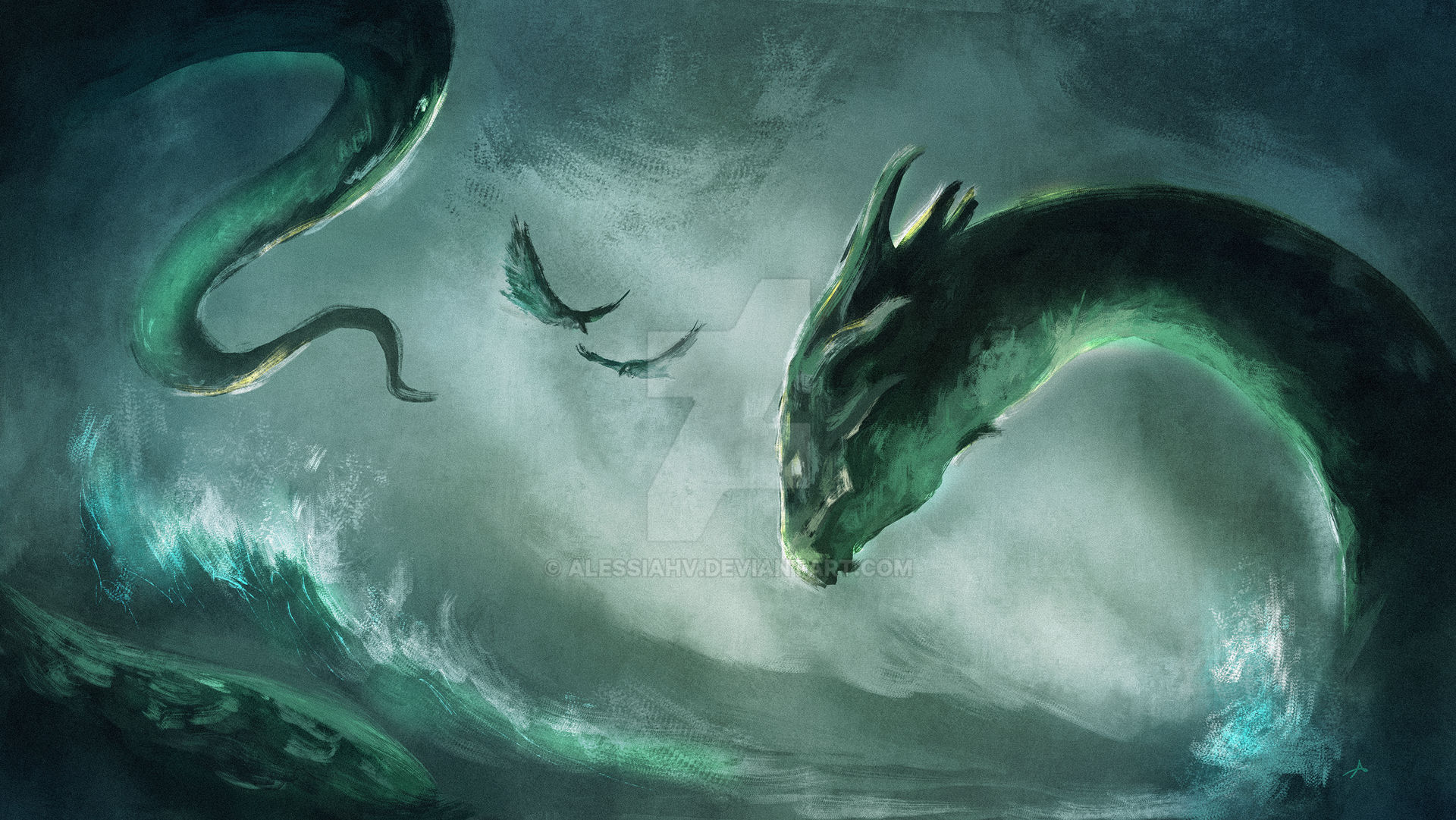 JORMUNGANDR by AlessiaHV on DeviantArt