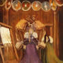 Frigg on the Throne and Eir at her side