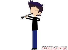 Ace Ripley on the clarinet