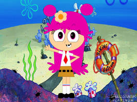 Ami as Spongebob