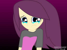 A very depressed girl