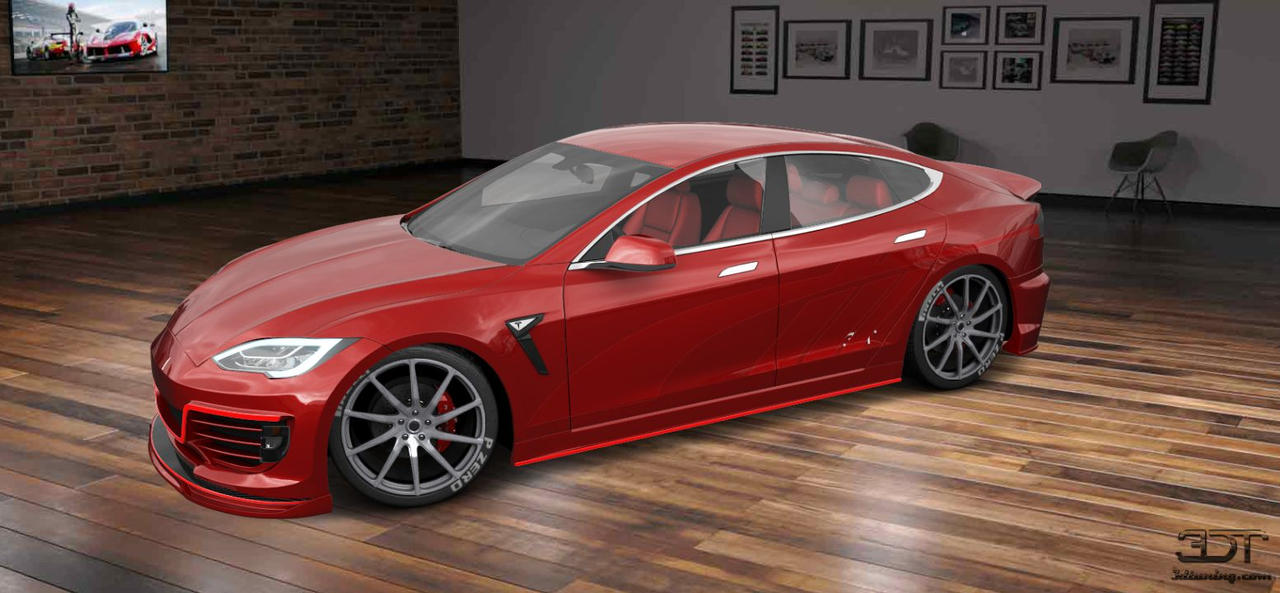 Custom Tesla Model S by CrashStunter75 on DeviantArt