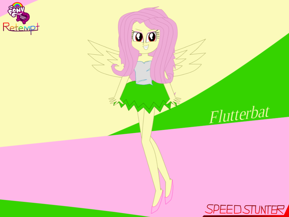 Flutterbat Deviantart Front Retempt Flutterbat by CrashStunter75 on DeviantArt