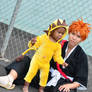 Ichigo and Kon Cosplay