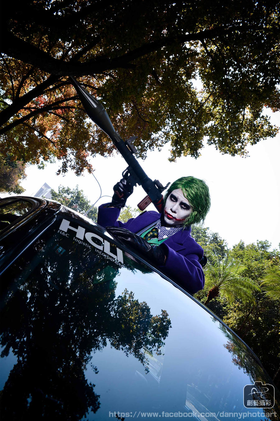 Dark Knight Joker cosplay