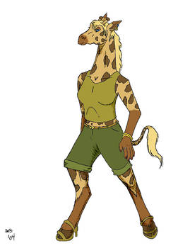 Anthro Giraffe