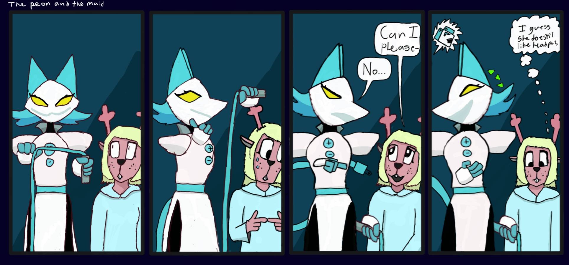 Noelle and Tasque Manager by BobGamingWJ on DeviantArt