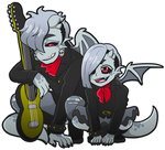 [Halloween2017] Gargoyle Chibis for eventideponies by azume-adopts