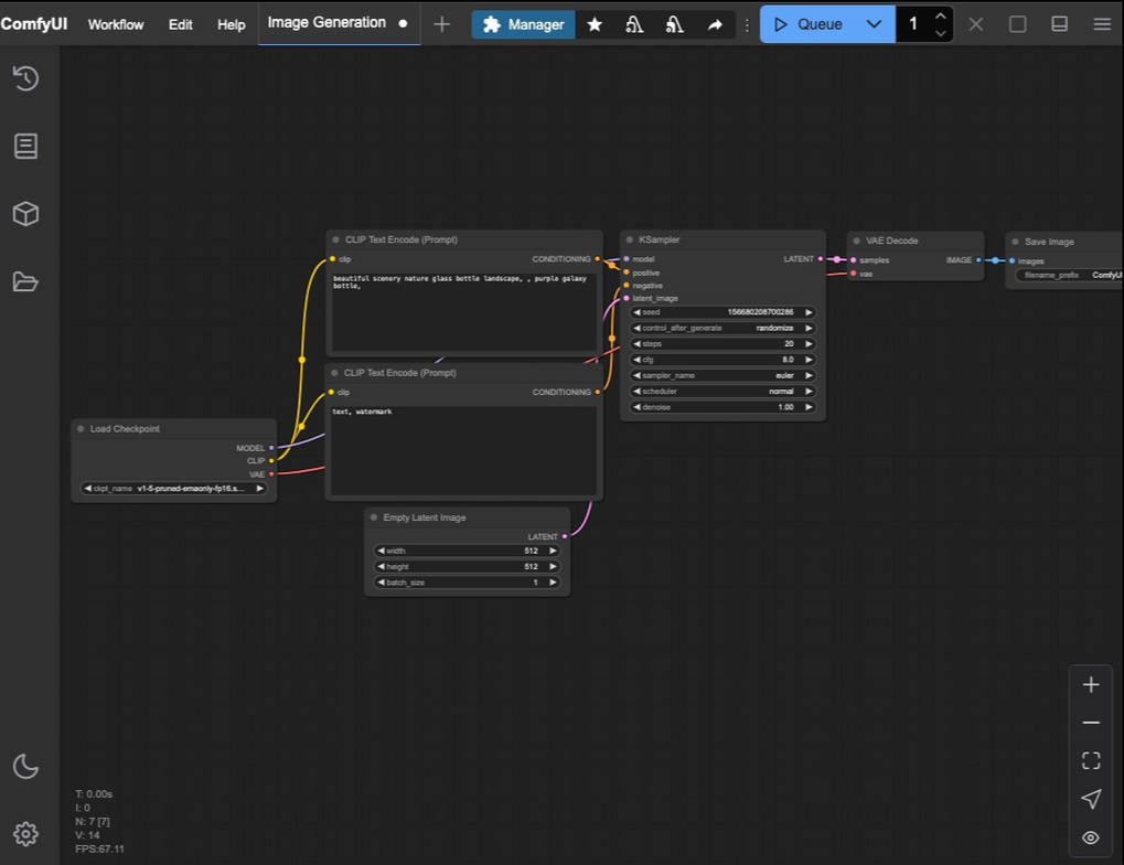 01 Simple Starter ComfyUI Node Flow by DiomedeLarnin on DeviantArt