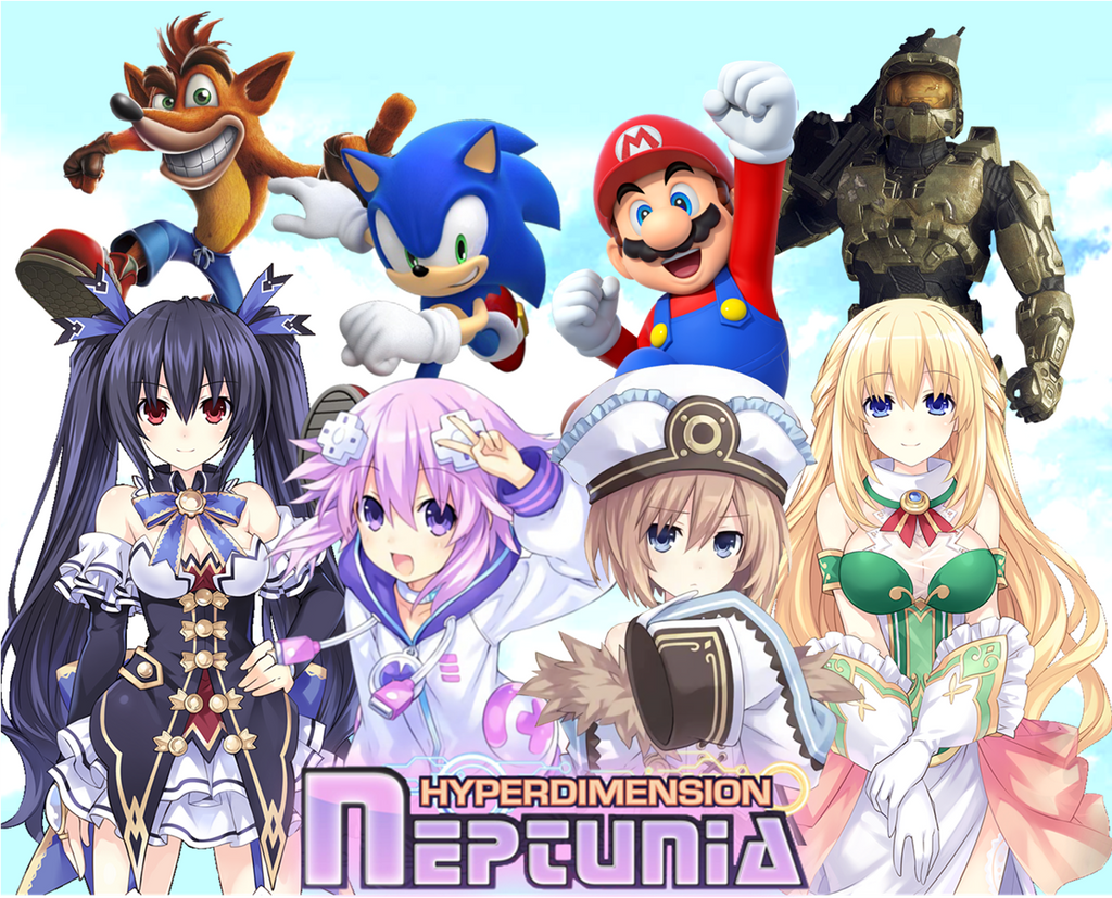 Warechu Hyperdimension Neptunia The CPUs and their mascots by TheNightcapKing ...