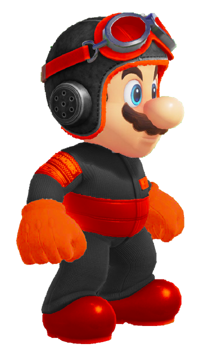 Biker Mario render by TheNightcapKing on DeviantArt