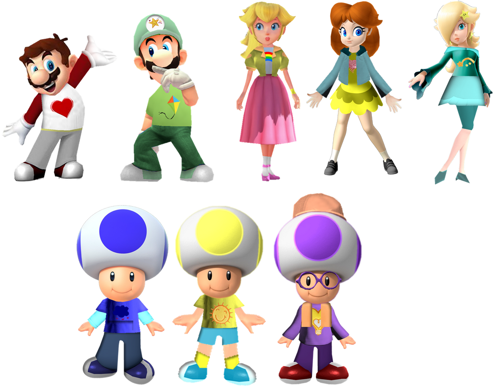 Request- Care Mario Squad by TheNightcapKing on DeviantArt