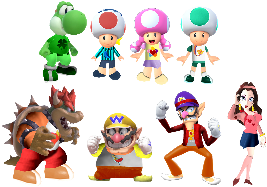 Request- Care Mario Squad 2 by TheNightcapKing on DeviantArt