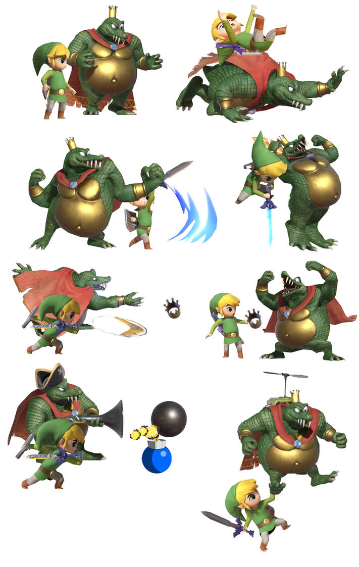 Link Kunk Ultimate Team Up- Toon Link and King K.Rool by TheNightcapKing on ...