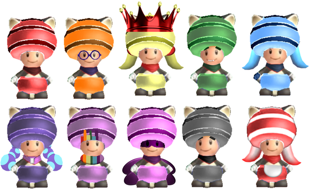 Request-Flying Squirrel Numbertoads by TheNightcapKing on DeviantArt