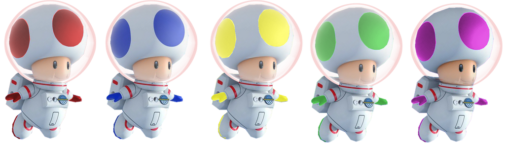 Rocket Toad Renders-Astronaut Toads by TheNightcapKing on DeviantArt