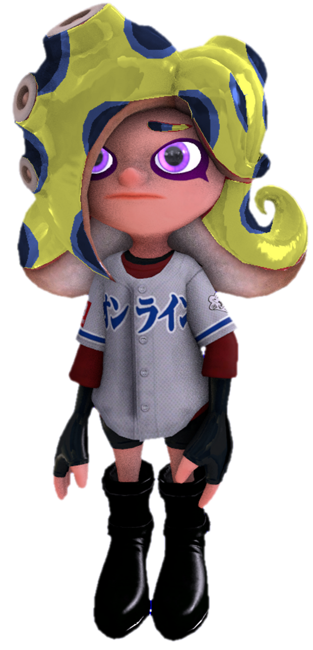 Render-Blue Ring Octoling by TheNightcapKing on DeviantArt