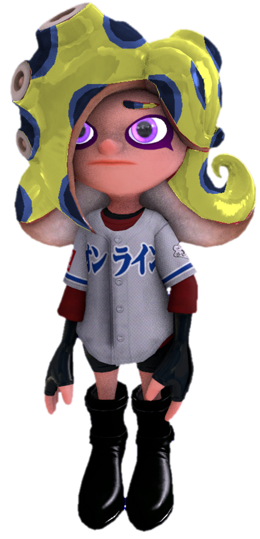Render-Blue Ring Octoling by TheNightcapKing on DeviantArt