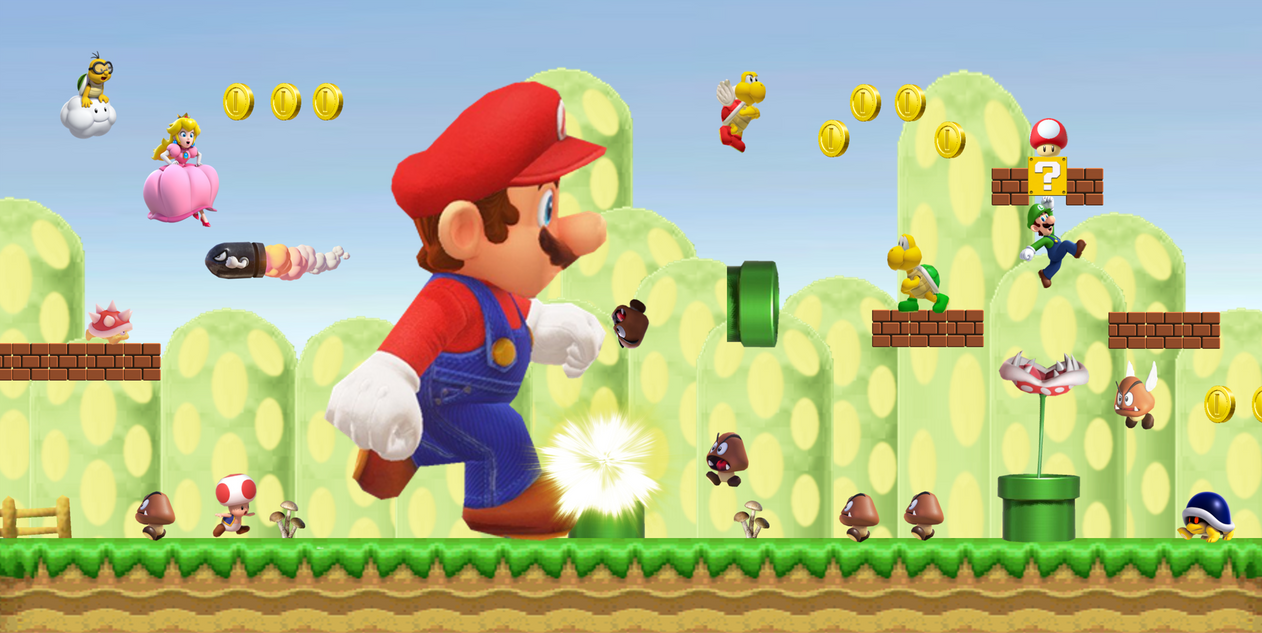 Mario Beginning Request-Super Mario Origins by TheNightcapKing on DeviantArt