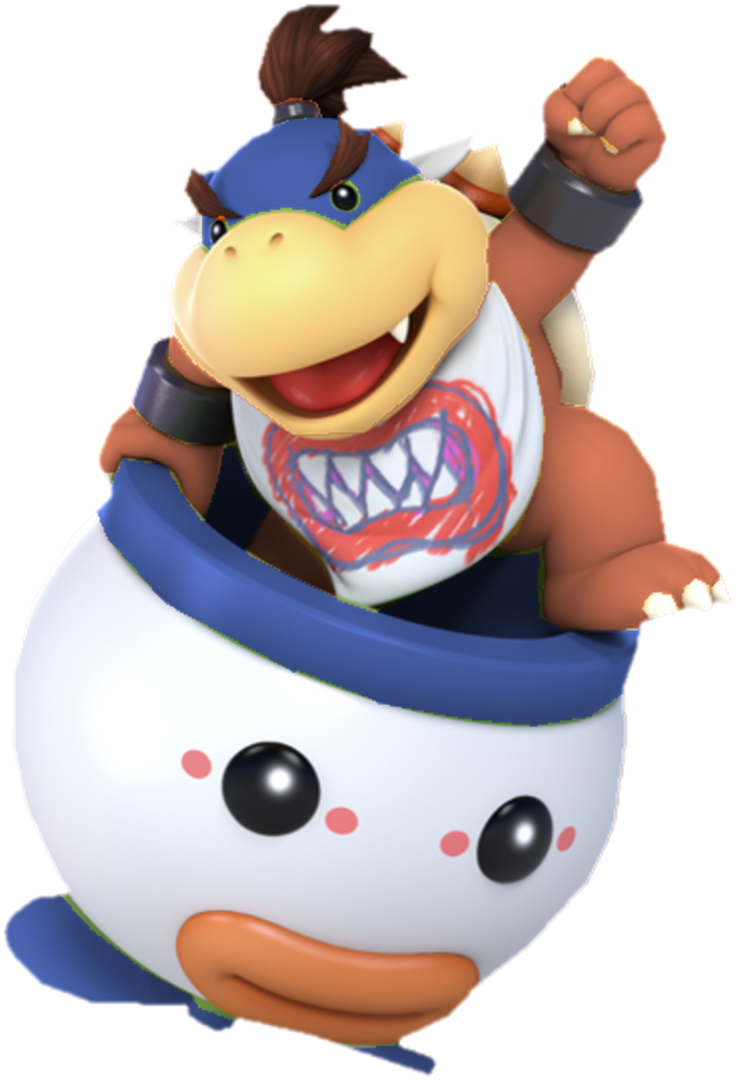 Bowser Blue Shell Render-Blue Bowser Jr by TheNightcapKing on DeviantArt