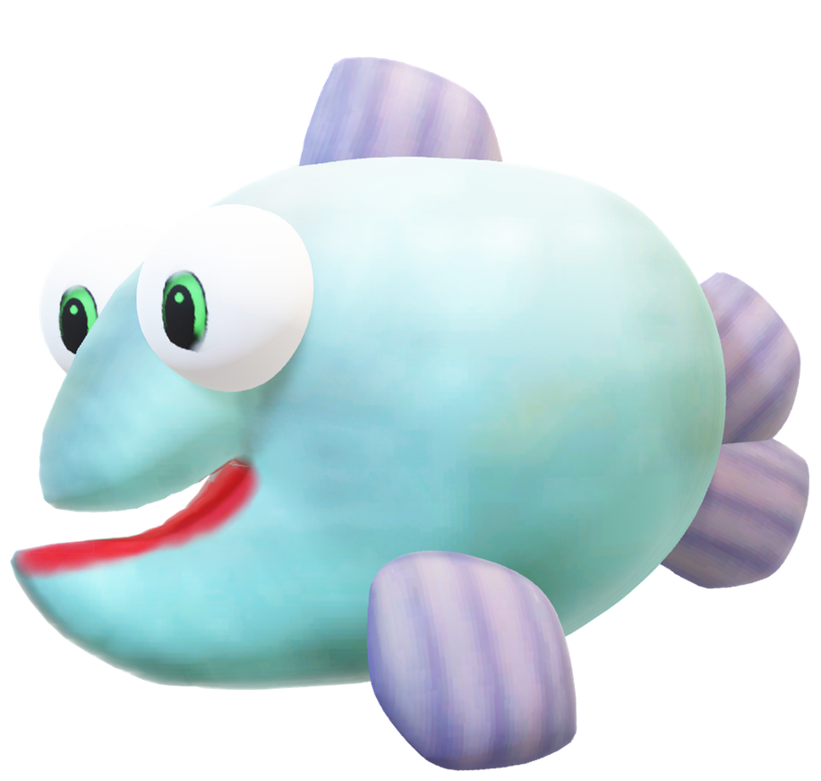 Render-Gloop the Fish by TheNightcapKing on DeviantArt