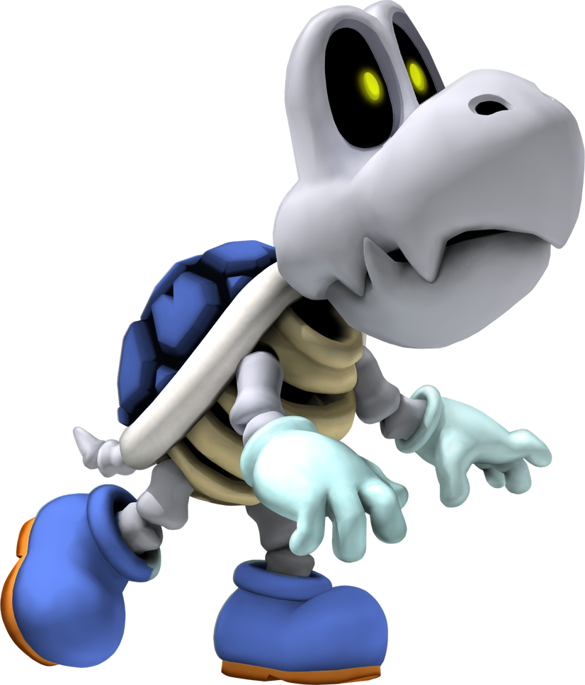 Render-Blue Dry Bones by TheNightcapKing on DeviantArt