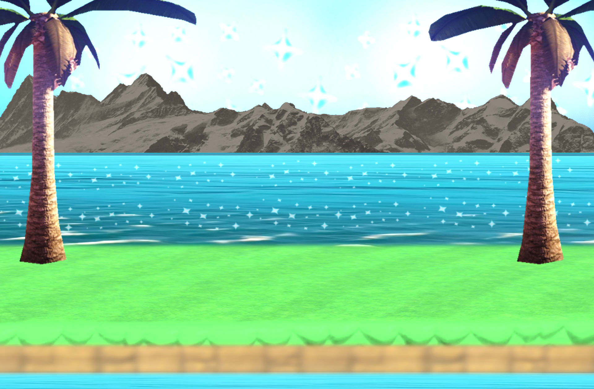Kirby Background-Ice Cream Island by TheNightcapKing on DeviantArt