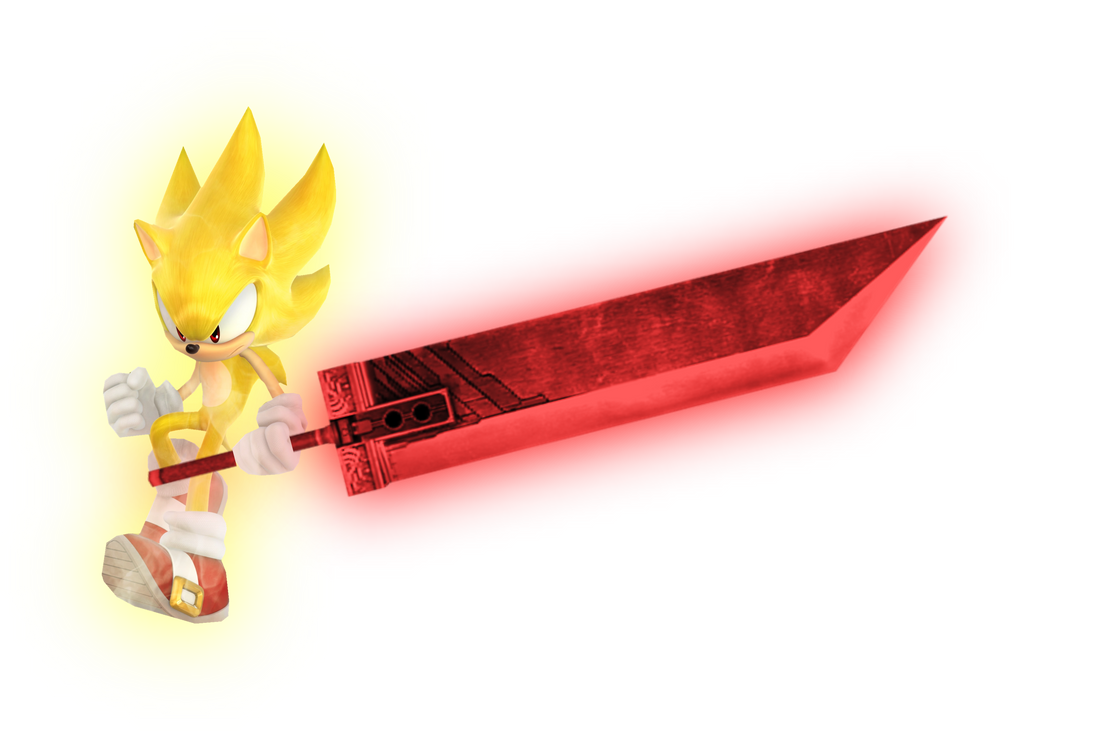 Render Sonic With A Buster Sword By TheNightcapKing On DeviantArt render-sonic-with-a-buster-sword-by-thenightcapking-on-deviantart