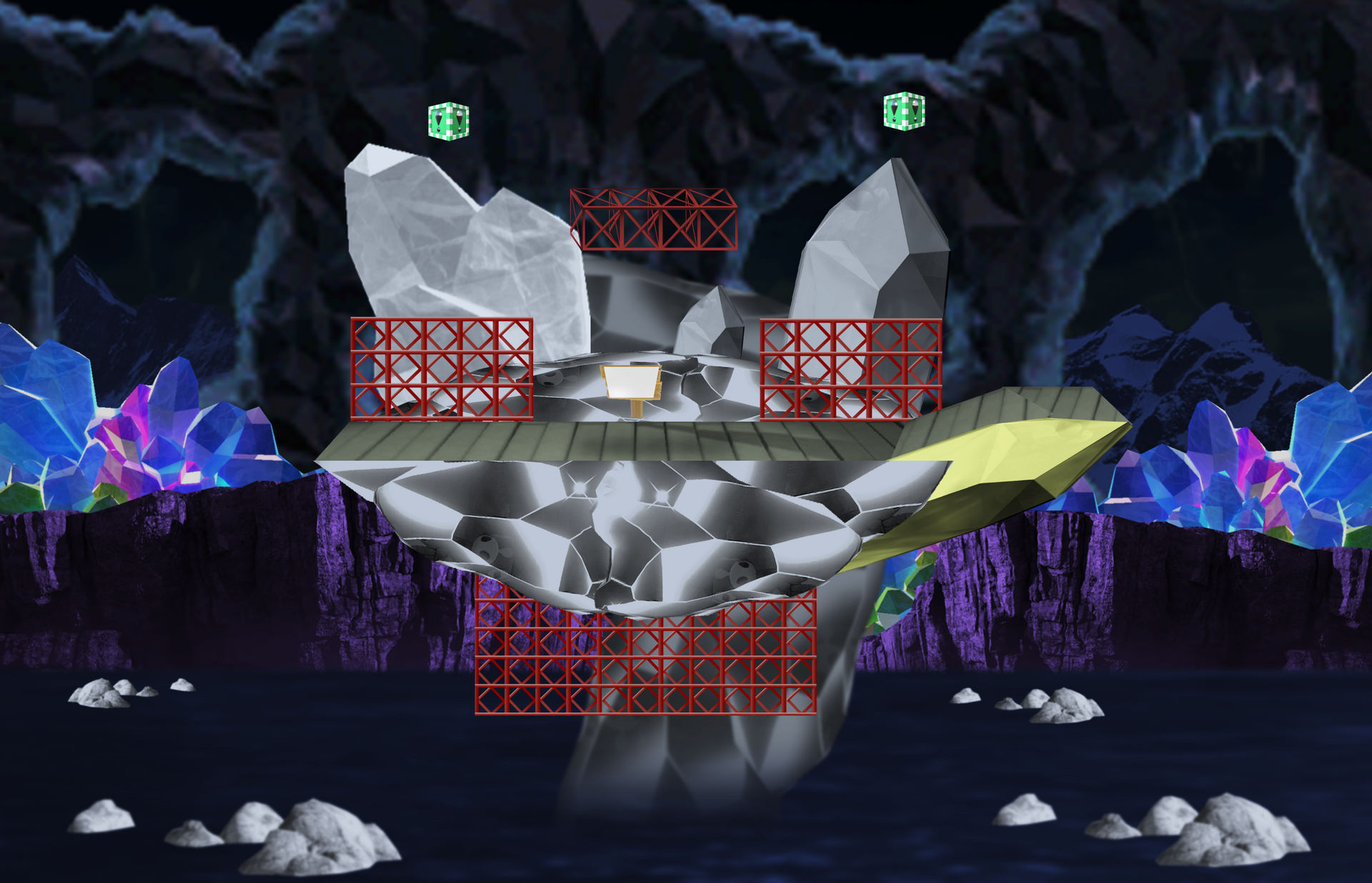 Smash Bros Background-Meta Crystal by TheNightcapKing on DeviantArt