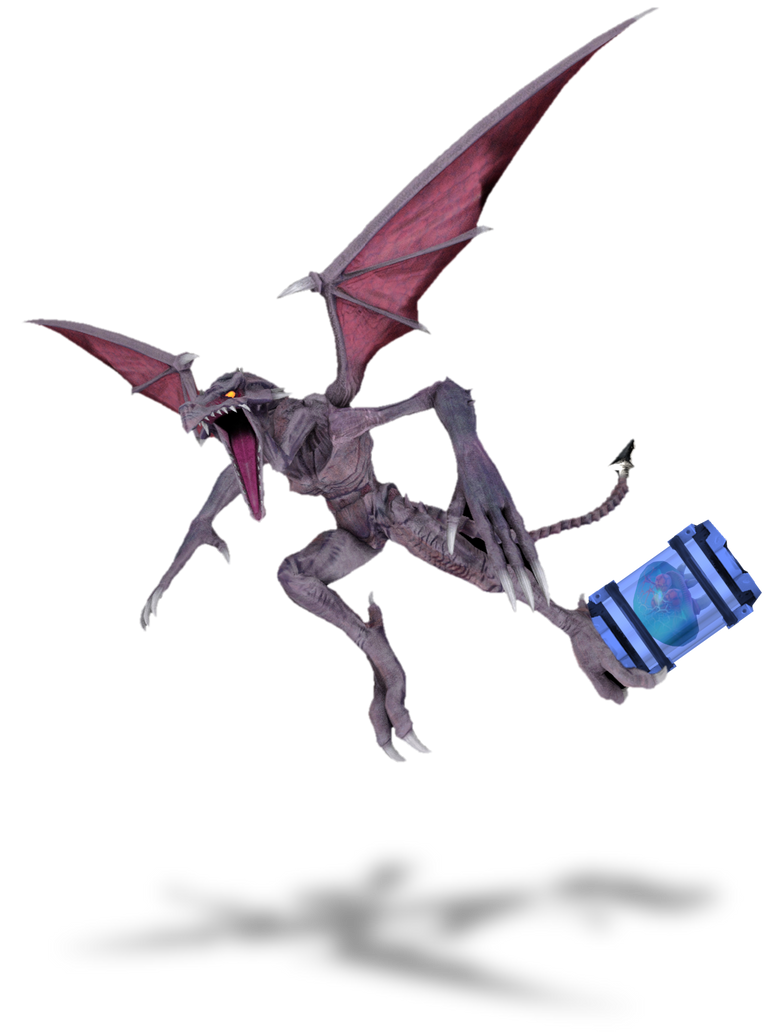 Smash Styled Render No.37-Ridley by TheNightcapKing on DeviantArt