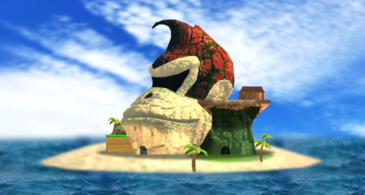 Donkey Kong Background-DK Isle by TheNightcapKing on DeviantArt