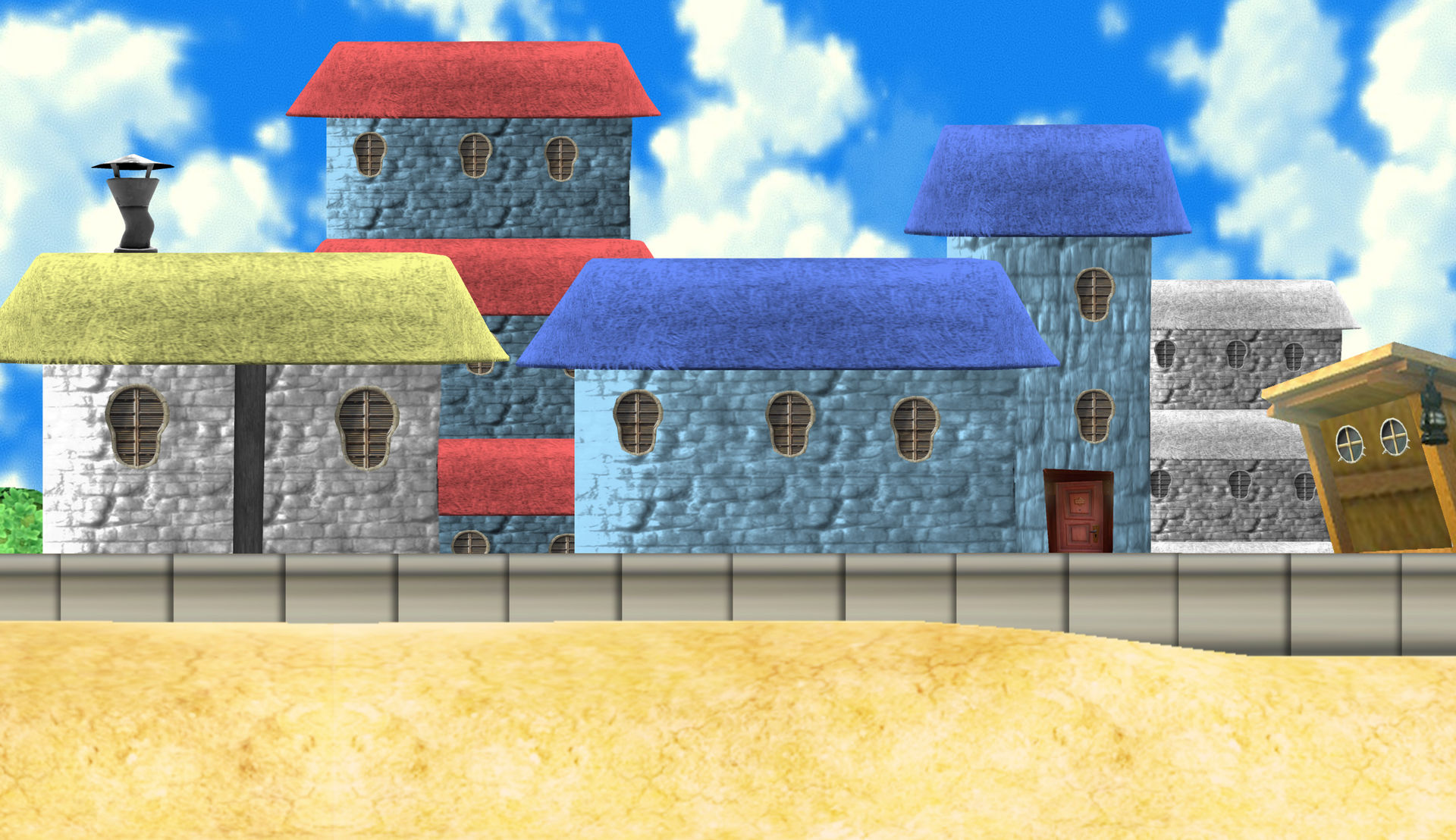 Donkey Kong Background-Greenwood Village by TheNightcapKing on DeviantArt