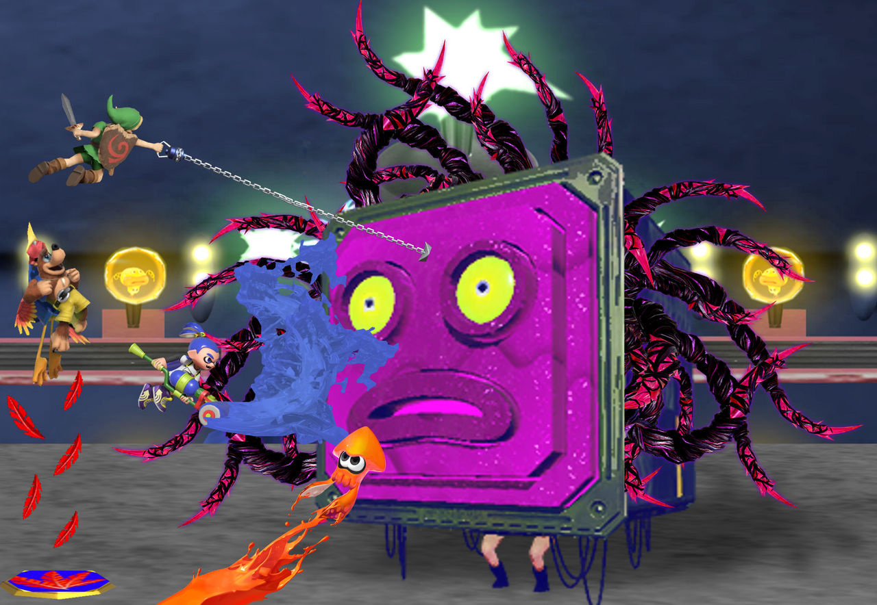Octostomp Cartoon World of Light Reimagined 173-Dark Octostomp by TheNightcapKing on ...