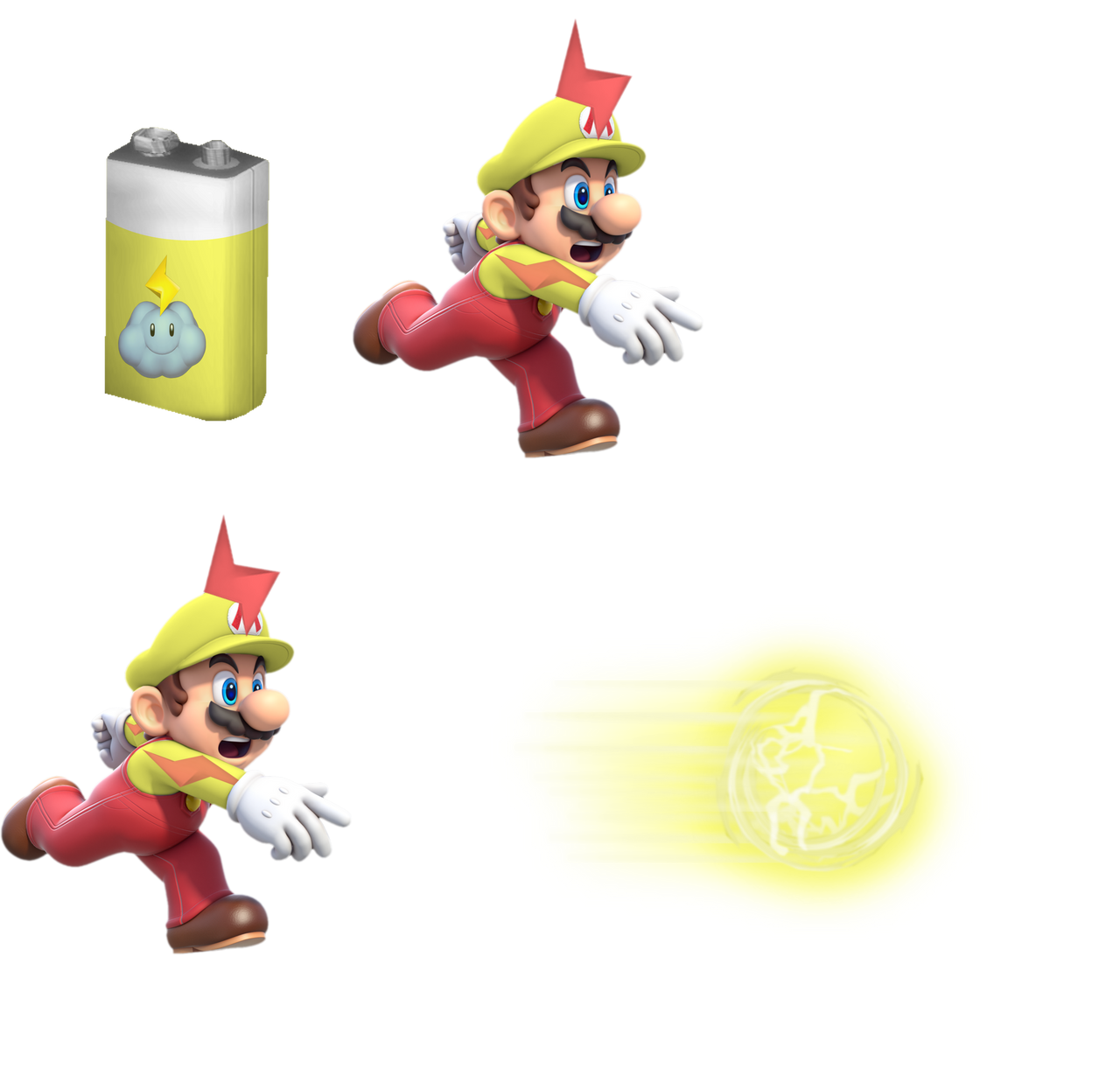 Render Electrocharge And Electro Mario By TheNightcapKing On DeviantArt render-electrocharge-and-electro-mario-by-thenightcapking-on-deviantart