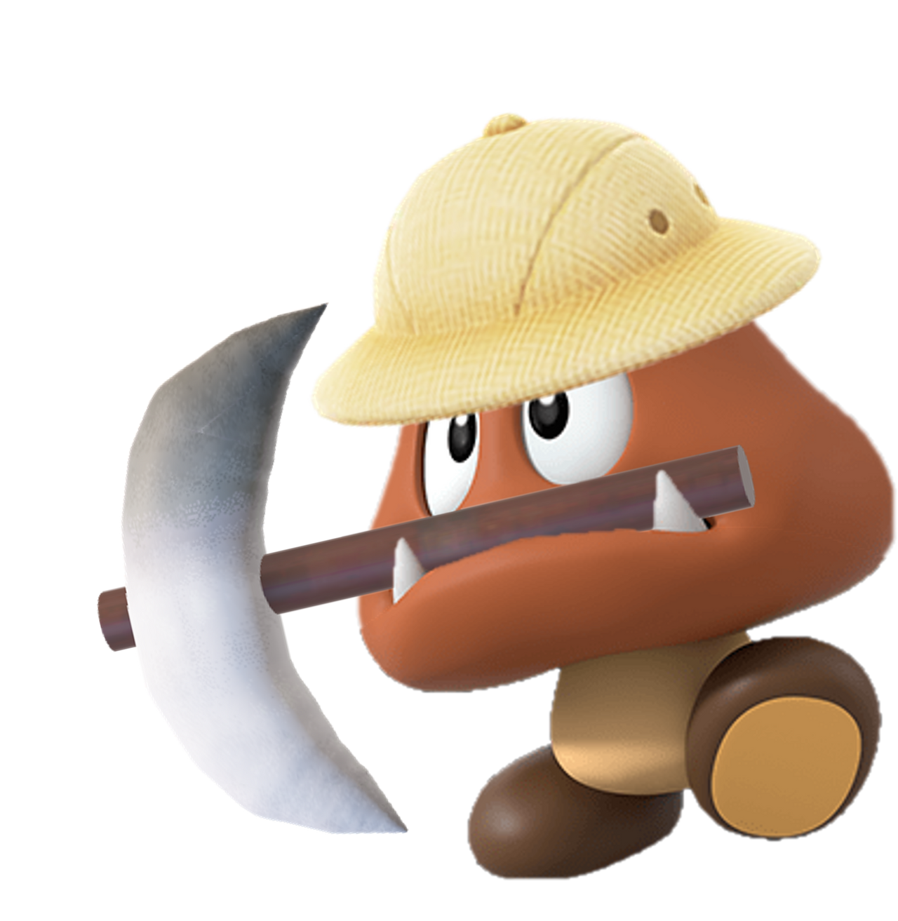Goomba Rideable Render-Geo Goomba by TheNightcapKing on DeviantArt