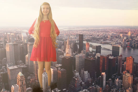 Giantess Ann Enjoys her Stay in the City