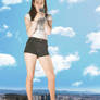 Giantess Sasha Looks Into a Building