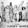 Hunger Games cast drawing