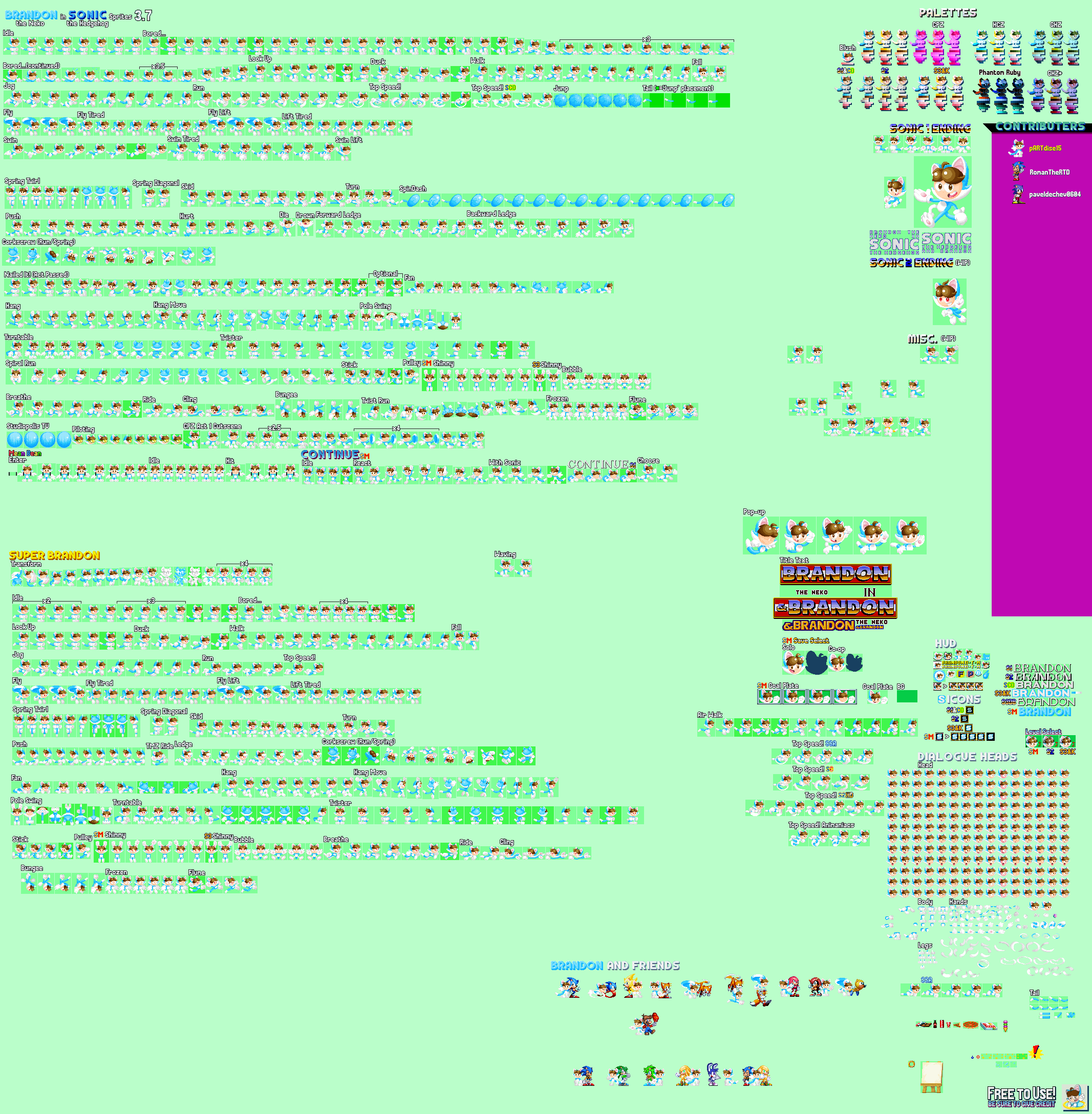 Brandon DX Spritesheet (WIP) by pARTdise15 on DeviantArt