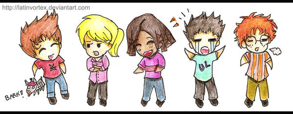 JN: Chibi Gang Retro Styled by latinvortex