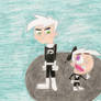 Danny Phantom and Timmy Terror