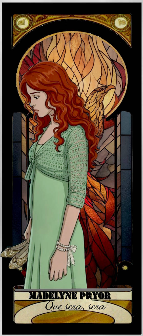 Art Nouveau - Madelyne Pryor and the Phoenix by AnthoAsthenie on DeviantArt