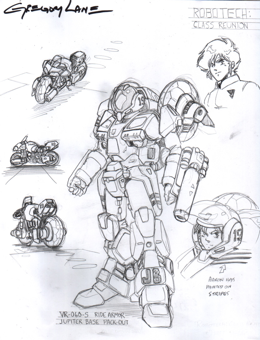 Robotech Cyclone Ride Armor VR-060-S Design