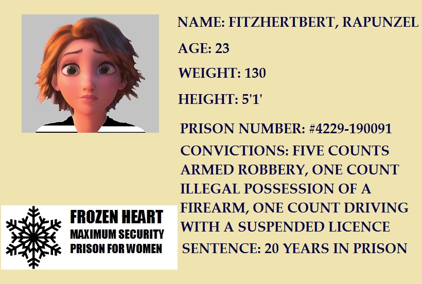 Rapunzel's Mugshot