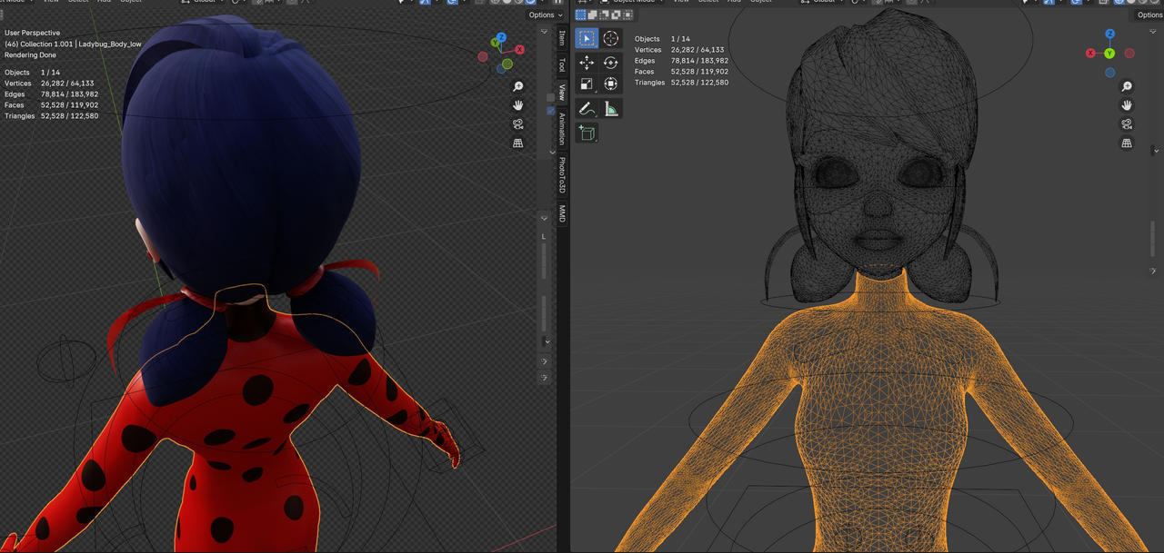 Ladybug Miraculous Rigged Game Ready Low-poly 3D by 3DMiracle on DeviantArt