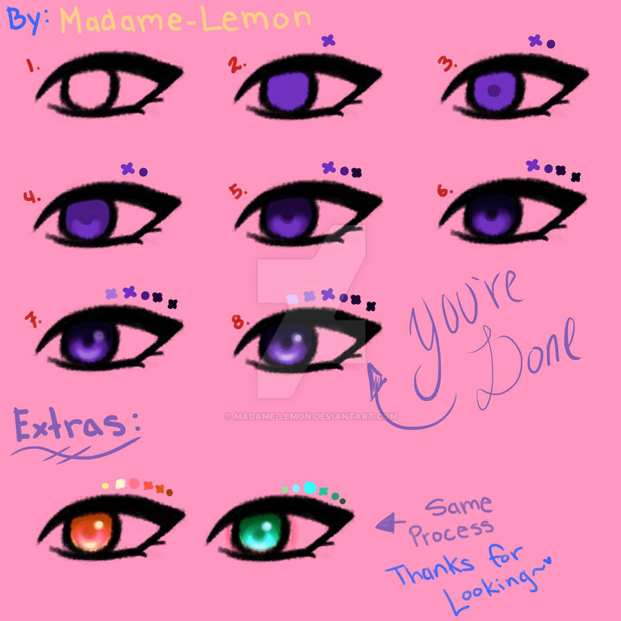 How to color: Eyes [Updated]