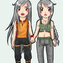 Chibi Twins Colored