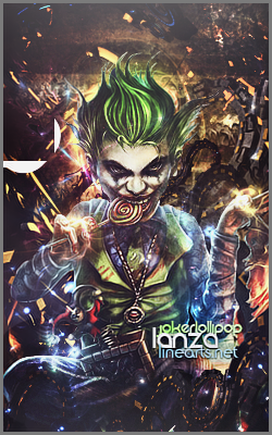 Tag Vertical Joker Lollipop