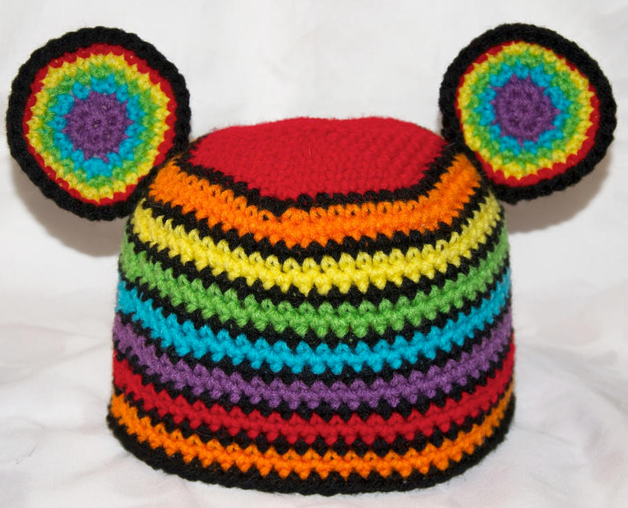 Rainbow Mickey Beanie